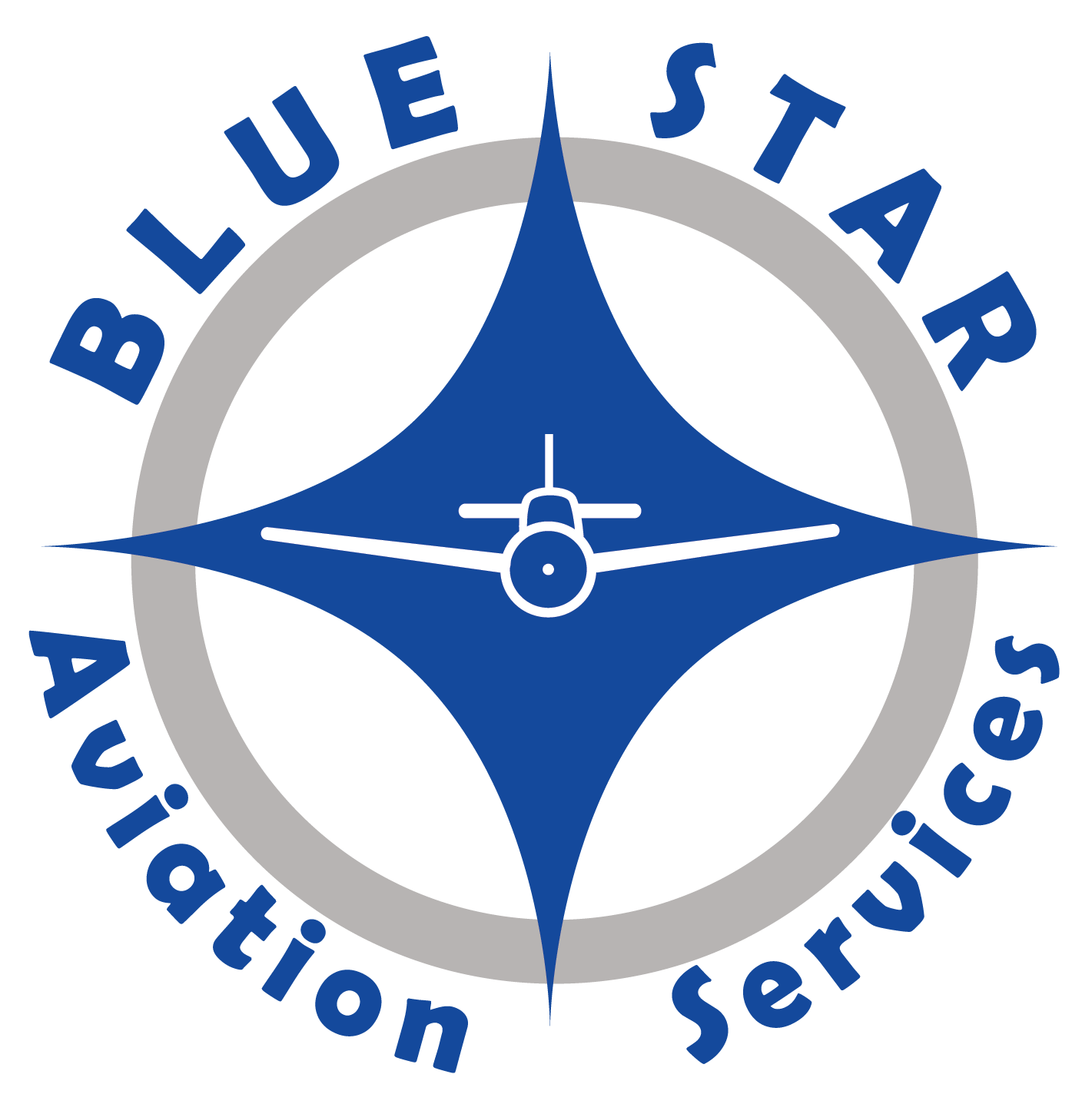 blue star logo with yellow